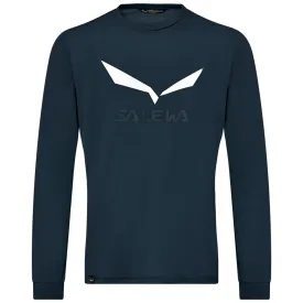 salewa-solidlogo-dry-長袖tシャツ