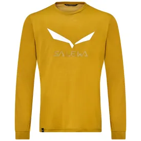 salewa-solidlogo-dry-長袖tシャツ
