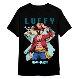 toei-animation-monkey-d-luffy-map-one-piece-반팔-티셔츠