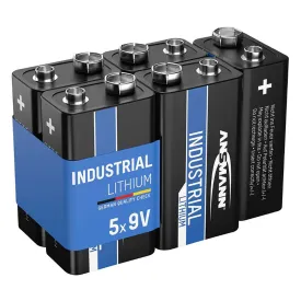 ansmann-bat-9v-5x-litiumbatterier