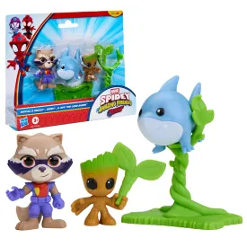 hasbro-figures-spidey-rescuewebs-groot-rocket-2-unitats