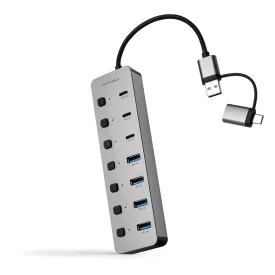 nanocable-4xusb-a---3xusb-c-ハブ