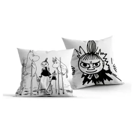 halantex-moomin-black---white-kudde