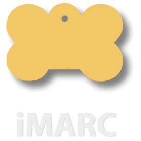imarc-bone-3x2-cm-ペットタグ