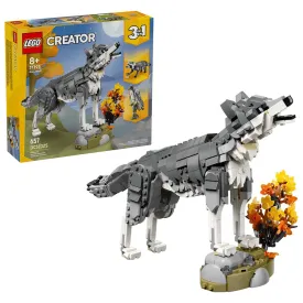lego-31393-forest-animals:-gray-wolf-byggespill