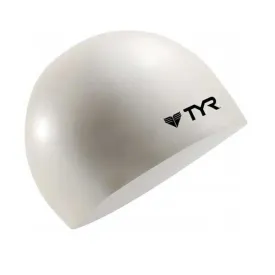 tyr-wrinkle-free-silicone-white-수영-모자