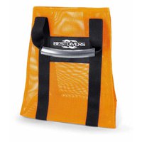 best-divers-weight-net-bag-orange-mesh-sac