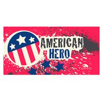 Turbo Microfibra Toalha American Hero