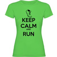 Kruskis T-shirt à Manches Courtes Keep Calm And Run