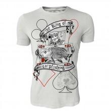 Hotspot design The King of Carpfishing kurzarm-T-shirt