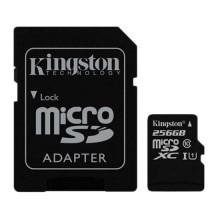 kingston-standard-micro-sd-class-10-256gb-sd-adapter-minne-kort
