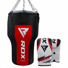 RDX Sports Guanti Da Combattimento Punch Bag Angle Red New