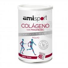 Amlsport Colágeno Com Magnésio E Vitamina Morango C+B1+B2+B6 350g
