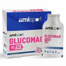 Amlsport Glucomag 70/30 30ml 10 Units Lemon Energy Gels Box