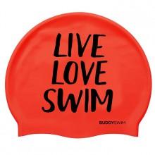 Buddyswim Bonnet Natation Live Love Swim Silicone