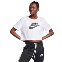 Nike T-Shirt Manche Courte Sportswear Essential Icon Futura Crop
