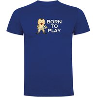 kruskis-born-to-play-football-kurzarm-t-shirt