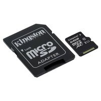 kingston-canvas-select-micro-sd-class-10-64-ГБ-sd-Адаптер-объем-памяти-Визитная-Карточка
