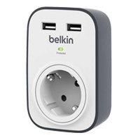 Belkin BSV103VF Stecker + 2 USB Adapter