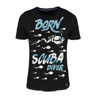 Deeps gear Born Scuba Diver kurzarm-T-shirt