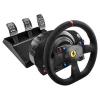 Thrustmaster Alcantara Edition PC/PS T300 Ferrari Integral Racing 4 Timone Ruota+pedali