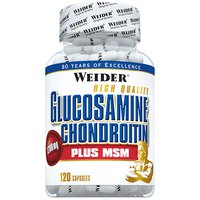 Weider Glucosamina Condroitina Plus MSM 120 Unidades Sabor Neutro