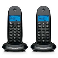 Motorola C1002LB+ 2 μονάδες Ασύρματος Σταθερή τηλεφωνία Τηλέφωνο