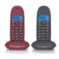 Motorola Teléfono Fijo Inalámbrico C1002 2 Unidades