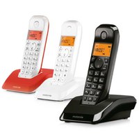 Motorola S1203 3 единицы Беспроводной Стационарный Телефон