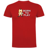 kruskis-born-to-play-football-kurzarm-t-shirt