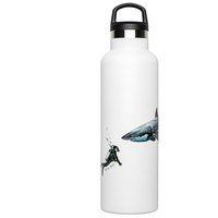 Fish tank Great White Shark & Diver Flaske 600ml