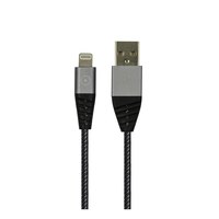 Muvit USB-kabel Naar Lightning MFI 2.4A 1.2 M