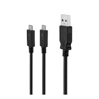 Muvit Cable USB A Doble Tipus C 3A 2 M