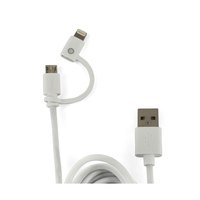 Muvit Cabo USB Para Micro USB/Lightning MFI 2.4A 1 M