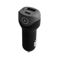 Muvit Car Charger USB Qualcomm QC 3.0 And Type C PD 18W Smart IC