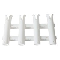 Seanox White PVC 4 Rods Rack