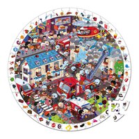 janod-round-observation-puzzle-firemen-208-pieces
