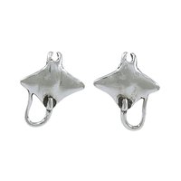 dive-silver-small-manta-ray-post-earring