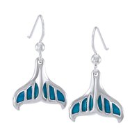 dive-silver-whale-tail-long-hook-earring