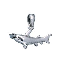 dive-silver-pendiente-small-hammerhead-shark-pendant