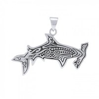 dive-silver-aboriginal-hammerhead-shark-pendant