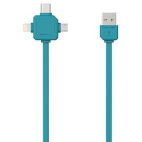 Powercube Câble Allocacoc USB To Micro-USB Type B/Lightning/USB-C 1.5 M