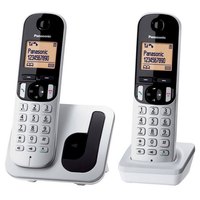 Panasonic Teléfono Fijo Inalámbrico Dect LCD 1.6´´ Duo Pack