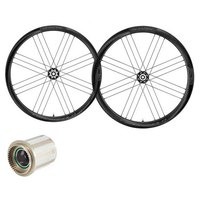 Campagnolo 로드 휠 세트 Shamal C21 2-Way Fit Carbon Disc Tubeless