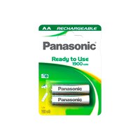 Panasonic Klar Til Bruk Batterier 1x2 NiMH Mignon AA 1900mAh