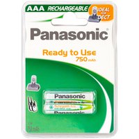 Panasonic Klar Til Bruk Batterier 1x2 NiMH Micro AAA 750mAh DECT