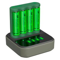 Gp batteries 4xAA NiMh 2100mAh Battery Charger