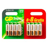 Gp batteries Alkalisch AA Mignon LR06 Super Value Batterien