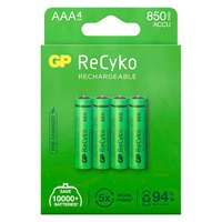 Gp batteries Batterier ReCyko NiMH AAA 850mAh