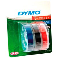 Dymo 3x1 Embossing Labels Multi-Pack 9 mm